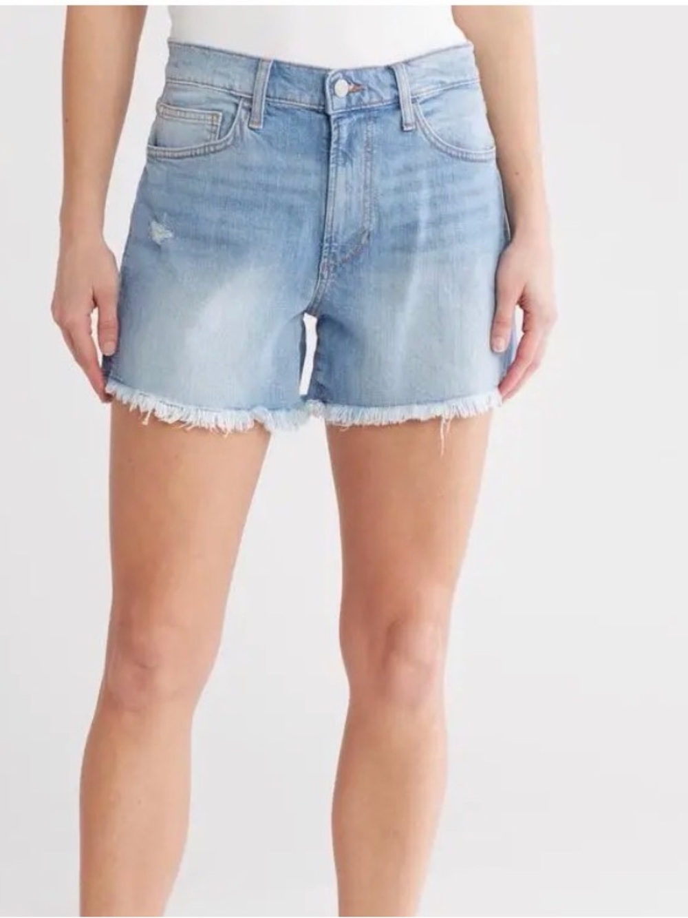 Joe’s Jeans Relaxed Cutoff Denim Shorts Size 27 Raw Hem